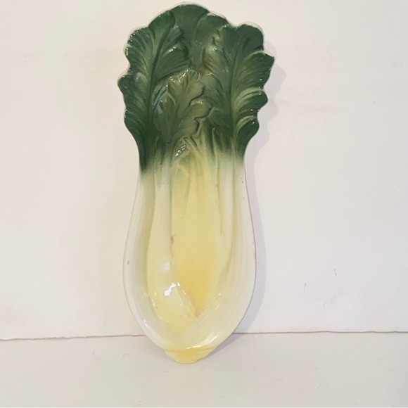 Vintage 1950s Cardinal USA Celery Shaped Relish Celery Tray Dish MCM Kitsch - Picture 4 of 11